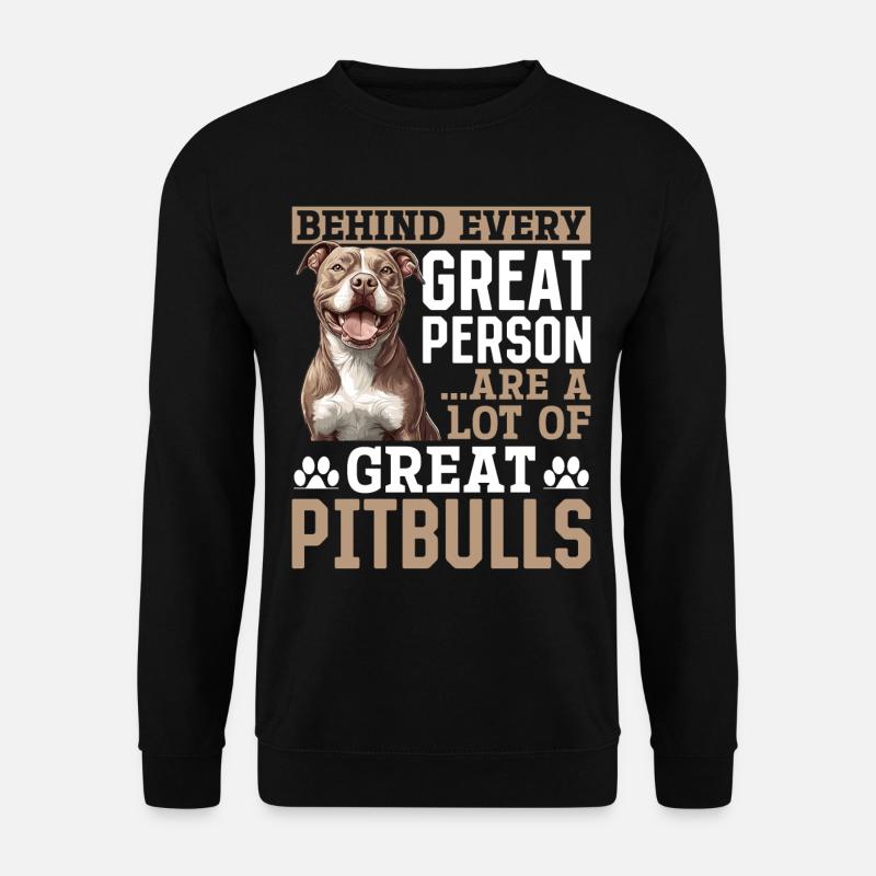 Pitbull Terrier Dog Owner - Unisex Sweatshirt - black