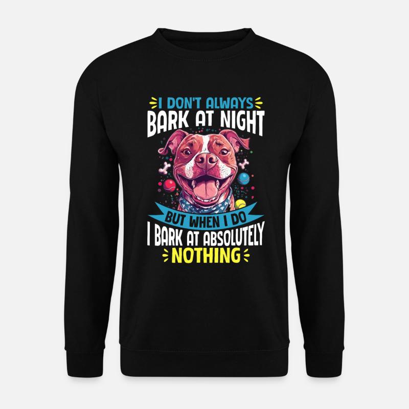 Pitbull Terrier Dog Owner - Unisex Sweatshirt - black