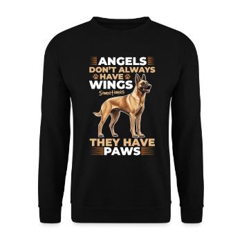 Belgian Malinois Lover Dog Owner - Unisex Sweatshirt - black - Front - Alina (178cm) & Michal (187cm)
