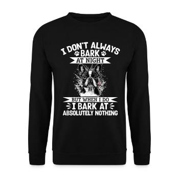 Bouledogue français Frenchie Propriétaire de chien - Sweat-shirt Unisexe - noir - Devant - Alina (178cm) & Michal (187cm)