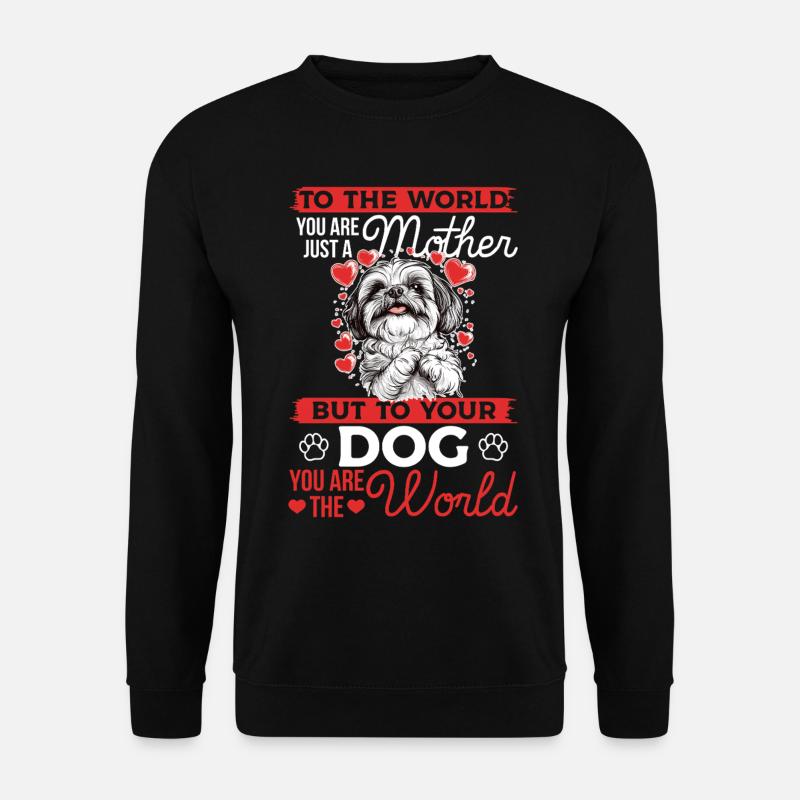 Shih Tzu Dog Owner - Unisex Sweatshirt - black