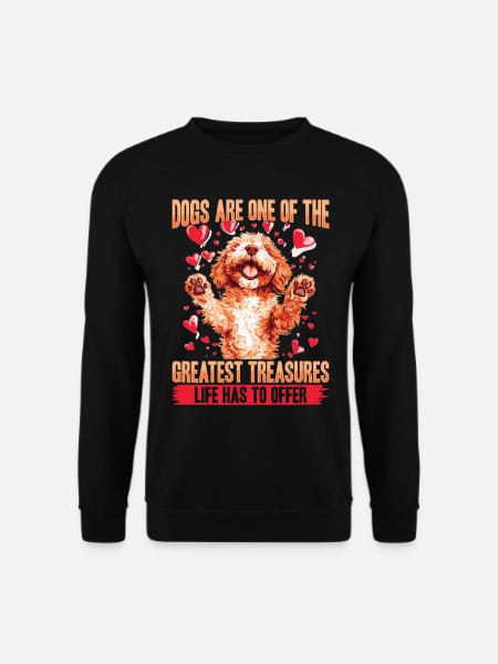 Propriétaire de chien Goldendoodle - Sweat-shirt Unisexe - noir