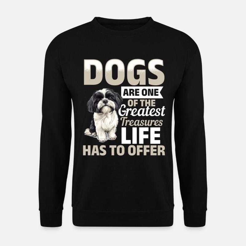 Shih Tzu Dog Owner - Unisex Sweatshirt - black
