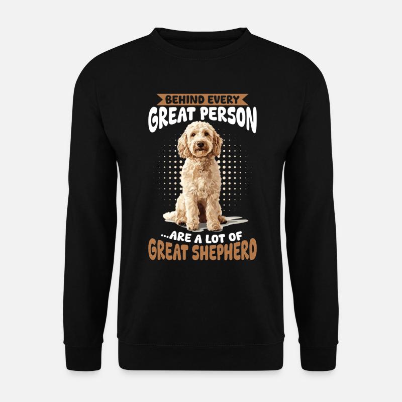 Propriétaire de chien Goldendoodle - Sweat-shirt Unisexe - noir
