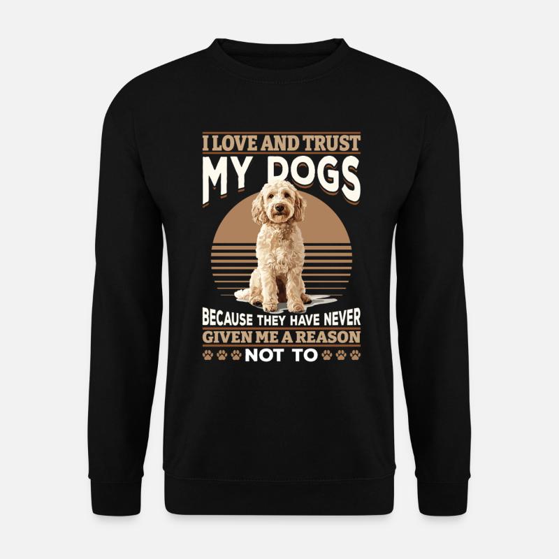 Propriétaire de chien Goldendoodle - Sweat-shirt Unisexe - noir