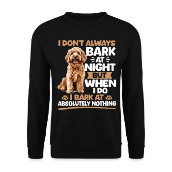 Goldendoodle Dog Owner - Unisex Sweatshirt - black - Front - Alina (178cm) & Michal (187cm)