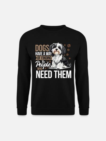 Cute Havanese Dog Owner - Unisex Pullover - Schwarz