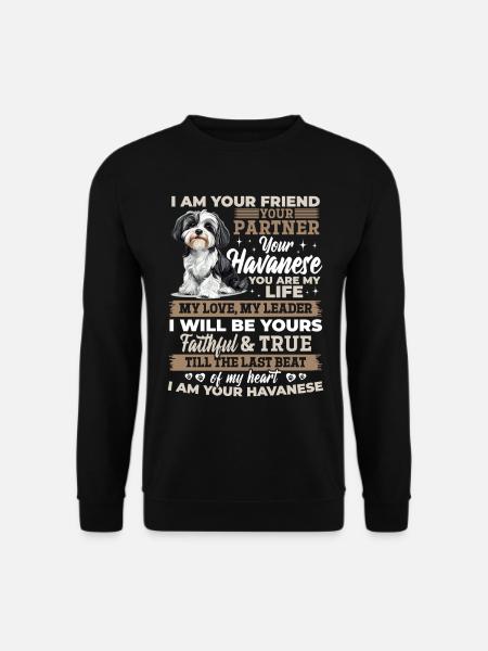 Cute Havanese Dog Owner - Unisex Sweatshirt - black