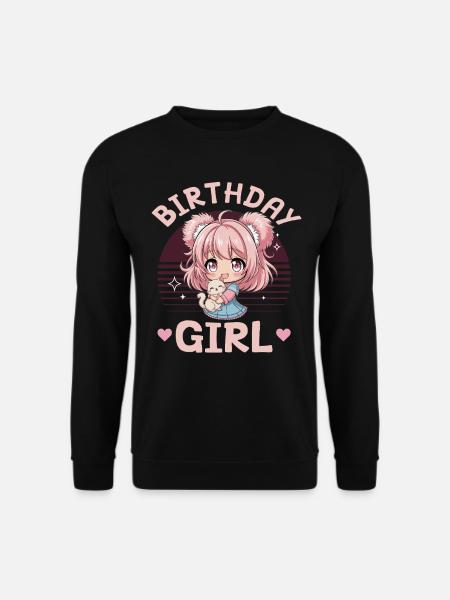 Anime & Chats Kawaii - Sweat-shirt Unisexe - noir