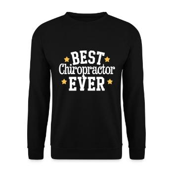 Best Chiropractor Ever With - Unisex Sweatshirt - black - Front - Alina (178cm) & Michal (187cm)