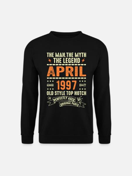 April 1997, APRIL 1997 - Unisex Sweatshirt - black