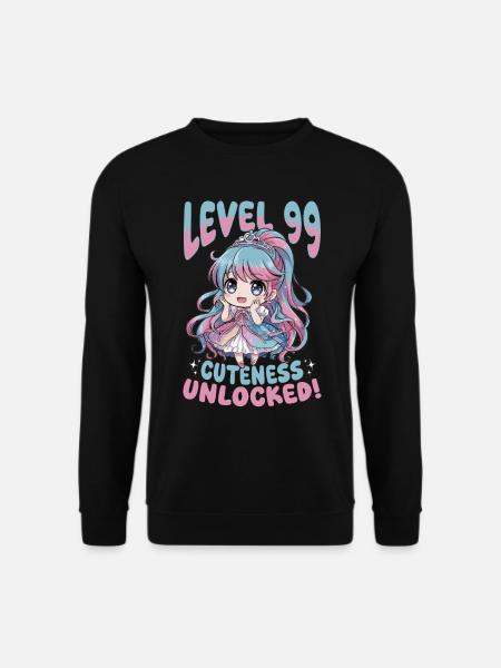 Anime Chibi Kawaii - Sweat-shirt Unisexe - noir