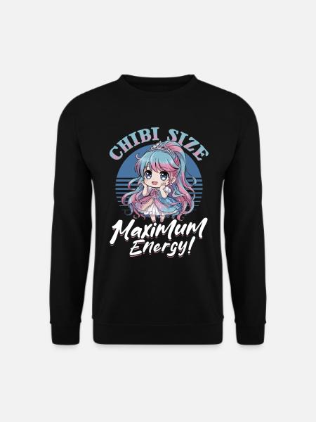 Anime Chibi Kawaii - Sweat-shirt Unisexe - noir