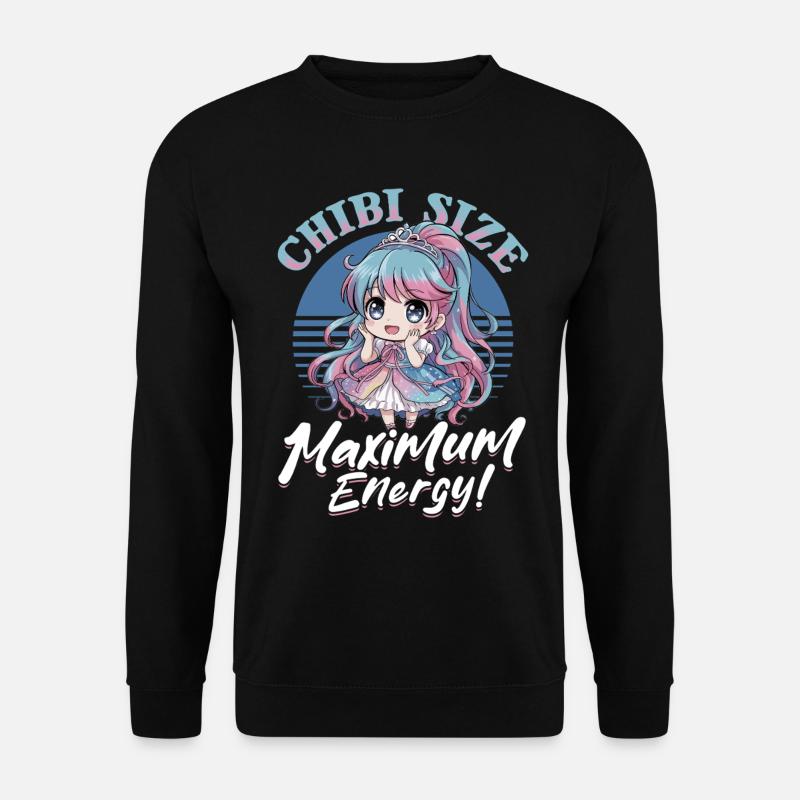 Anime Chibi Kawaii - Unisex Sweatshirt - black