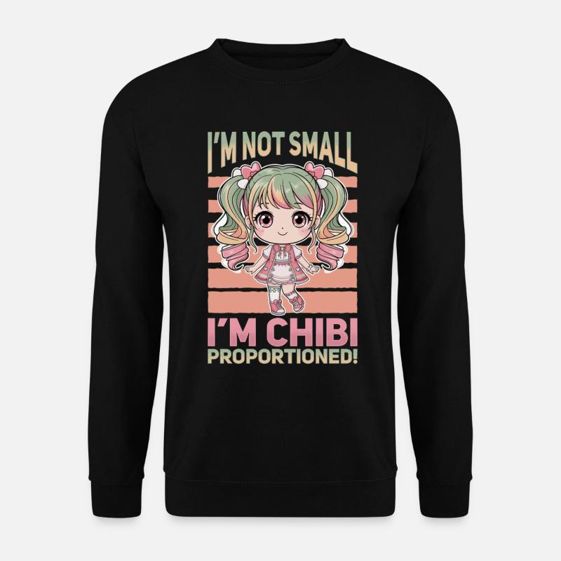 Anime Chibi Kawaii - Sweat-shirt Unisexe - noir