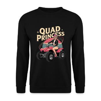 Quad Princess Adventure pour les femmes dans le sport automobile - Sweat-shirt Unisexe - noir - Devant - Alina (178cm) & Michal (187cm)