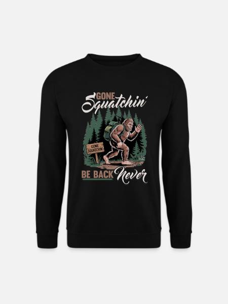 Bigfoot Sasquatch - Sweat-shirt Unisexe - noir