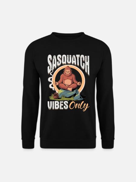 Bigfoot Sasquatch - Sweat-shirt Unisexe - noir