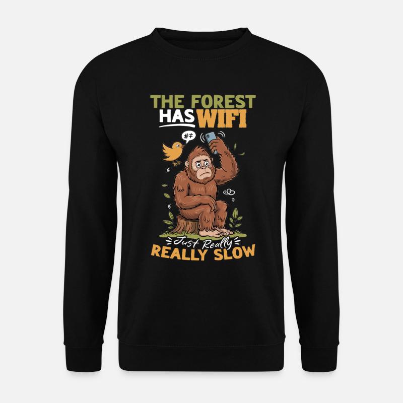 Bigfoot Sasquatch - Unisex Sweatshirt - black