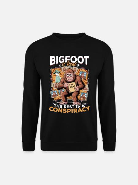 Bigfoot Sasquatch - Sweat-shirt Unisexe - noir