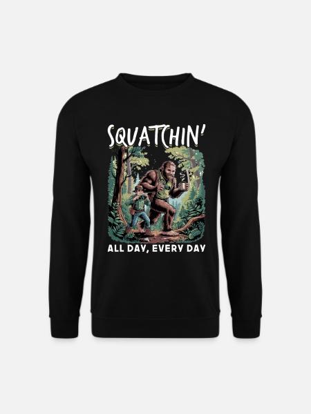 Bigfoot Sasquatch - Sweat-shirt Unisexe - noir