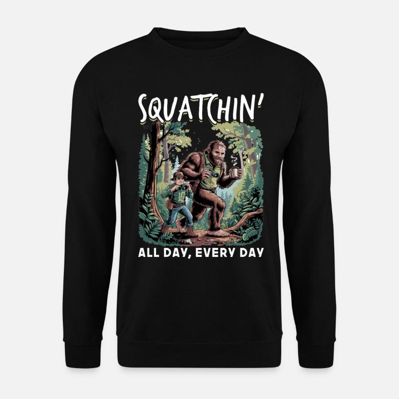 Bigfoot Sasquatch - Unisex Sweatshirt - black