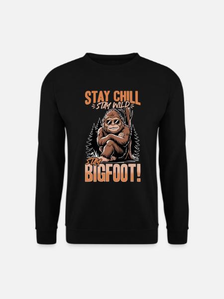 Bigfoot Sasquatch - Sweat-shirt Unisexe - noir