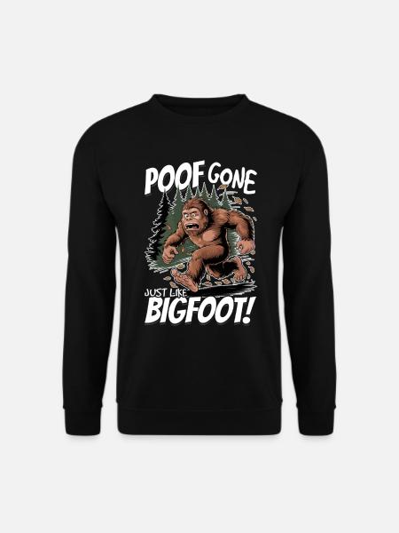 Bigfoot Sasquatch - Sweat-shirt Unisexe - noir