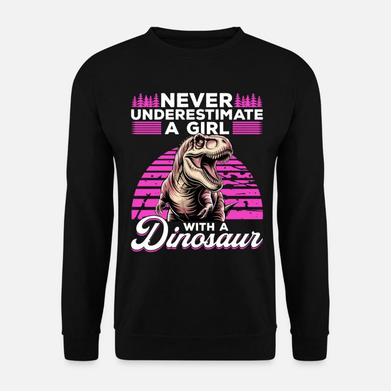 Dinosaur T-Rex kids - Unisex Sweatshirt - black