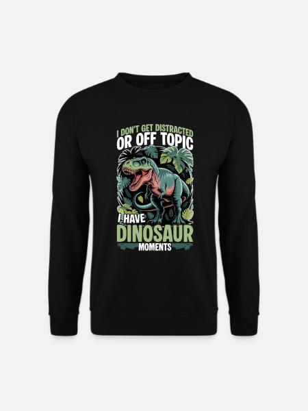 Dinosaur T-Rex kids - Unisex Sweatshirt - black