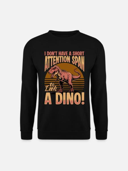 Dinosaur T-Rex kids - Unisex Sweatshirt - black