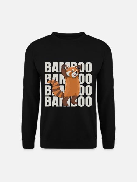 Red Panda Design für einen Red Panda Zoowärter - Unisex Pullover - Schwarz