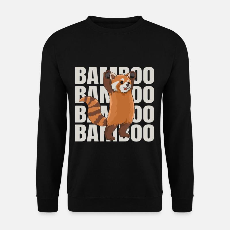 Red Panda Design für einen Red Panda Zoowärter - Unisex Pullover - Schwarz