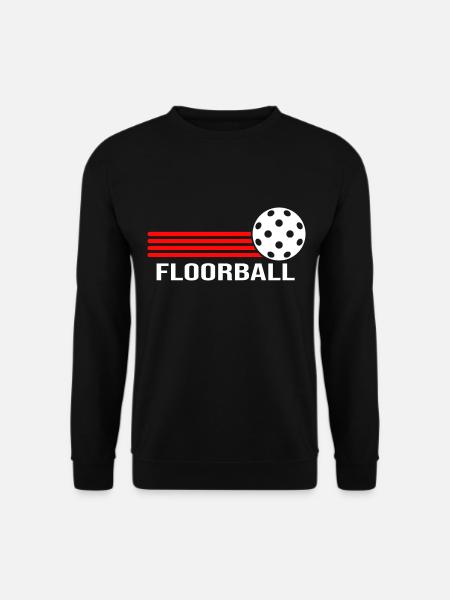 Floorball Unihockey FLOORBALL-life Floorballer - Unisex Pullover - Schwarz