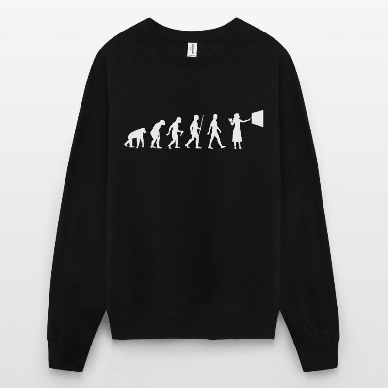 Enseignante Evolution École Professeur d’école Sweat-shirt Unisexe