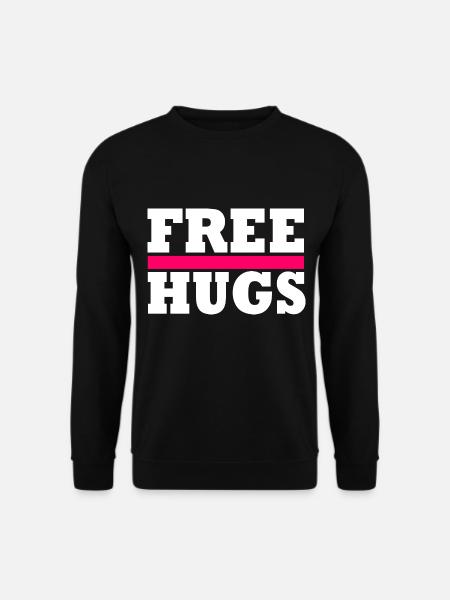 Free Hugs - Unisex Pullover - Schwarz