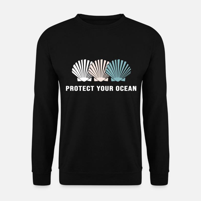 meer umweltschutz klimawandel save ocean - Unisex Pullover - Schwarz