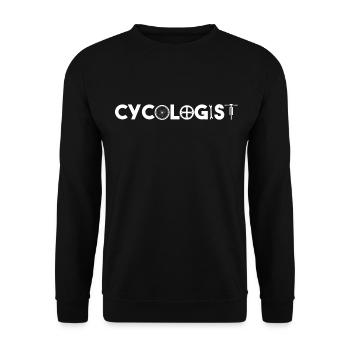 bike bike, bike sport, bike humor cyclist humor - Unisex Sweatshirt - black - Front - Alina (178cm) & Michal (187cm)