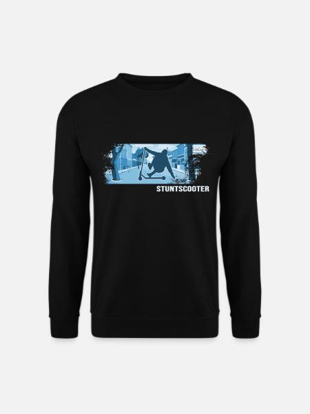 stuntscooter roller scooter stuntscooter e-scooter - Unisex Pullover - Schwarz