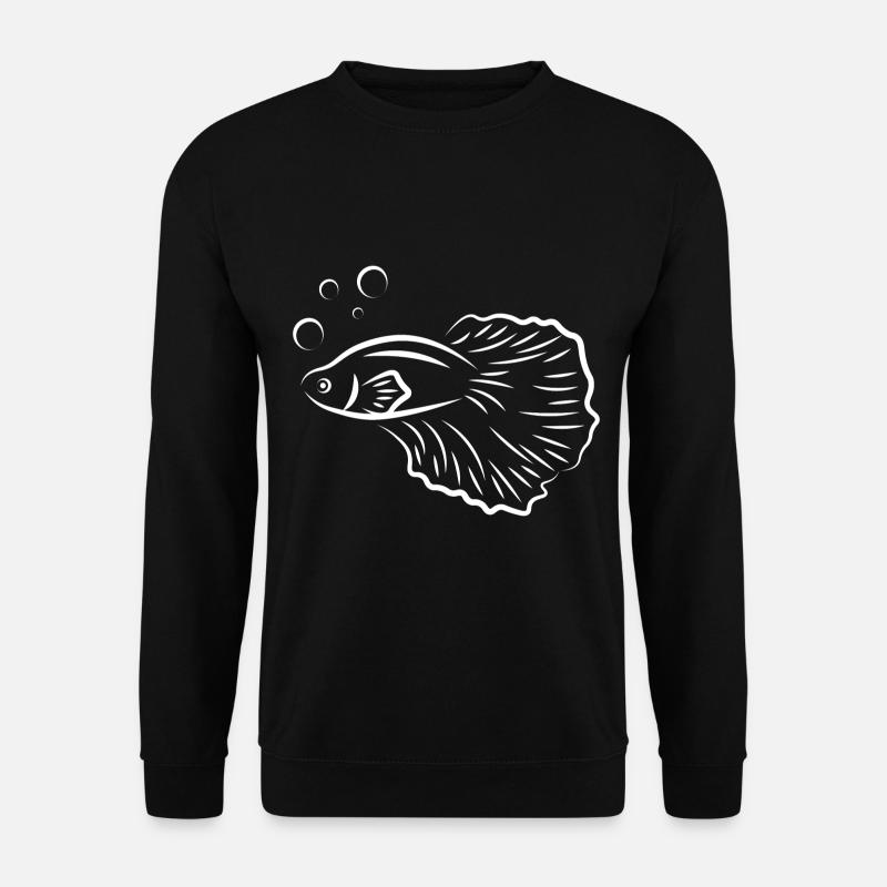 Kampffisch Aquarium - Unisex Pullover - Schwarz