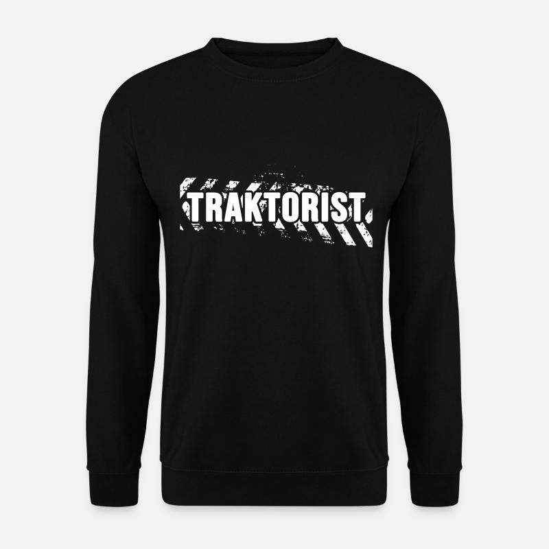 Traktor Schlepper Traktor-Sprüche "Traktorist" - Unisex Pullover - Schwarz