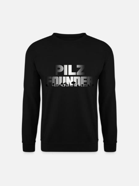 Pilzzeit Pilzsammler Pilzkenner sammelt Pilze - Unisex Pullover - Schwarz
