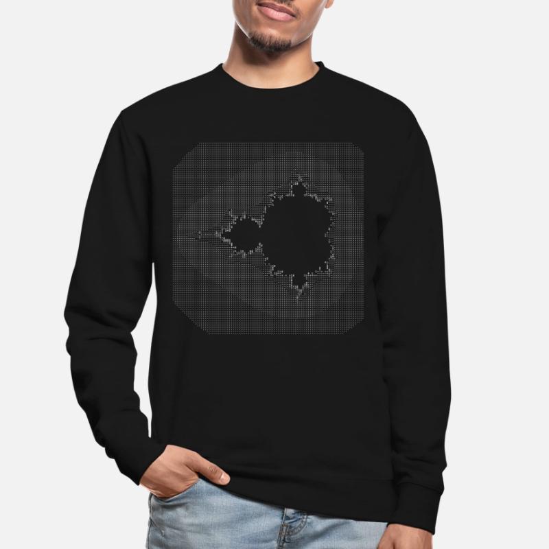 nerd mandelbrot ascii code programmer pc hacker IT Unisex Pullover
