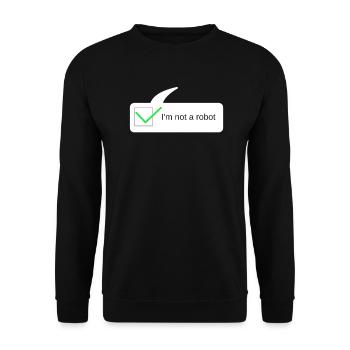Nerds d'ordinateur programmeur de cadeau drôle - Sweat-shirt Unisexe - noir - Devant - Alina (178cm) & Michal (187cm)