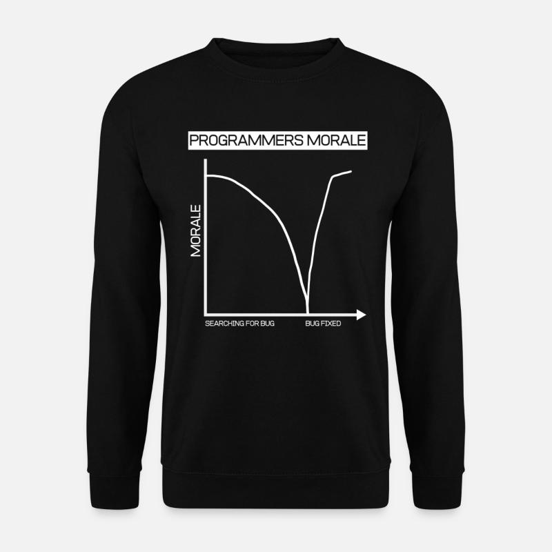 Lustiges Geschenk Programmierer Computer Diagramm - Unisex Pullover - Schwarz