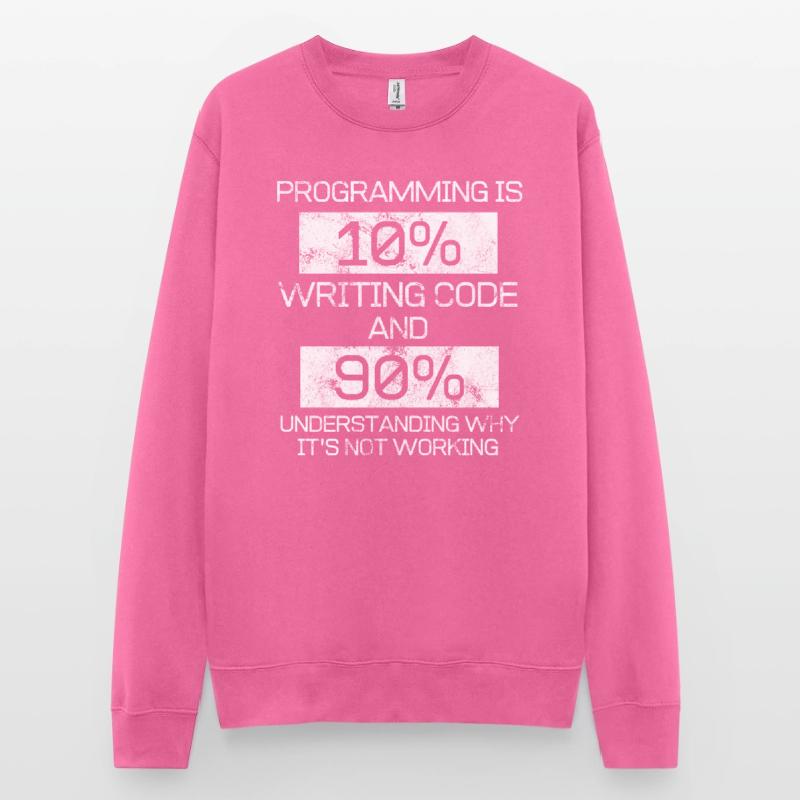 Funny gift programmer computer saying Unisex Sweatshirt
