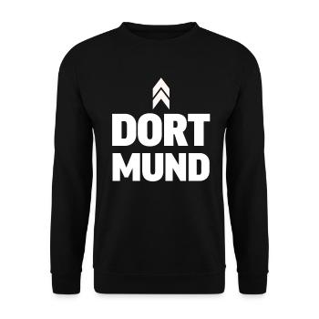 Lustig Witzig Spaß Karneval Fasching Spruch Kostüm - Unisex Pullover - Schwarz - Vorne - Alina (178cm) & Michal (187cm)