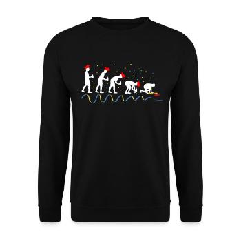 Carnival Evolution Carnival - Unisex Sweatshirt - black - Front - Alina (178cm) & Michal (187cm)