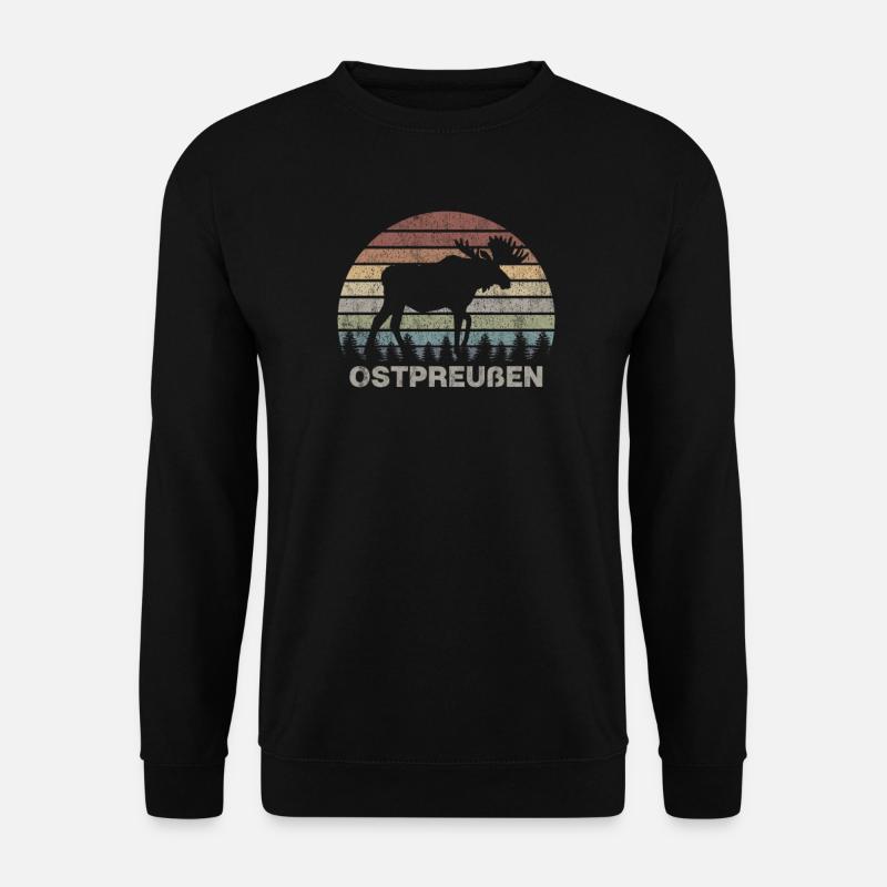 Ostpreußen Elch - Unisex Pullover - Schwarz