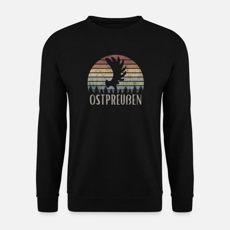 Ostpreußen Elchschaufel - Unisex Pullover - Schwarz